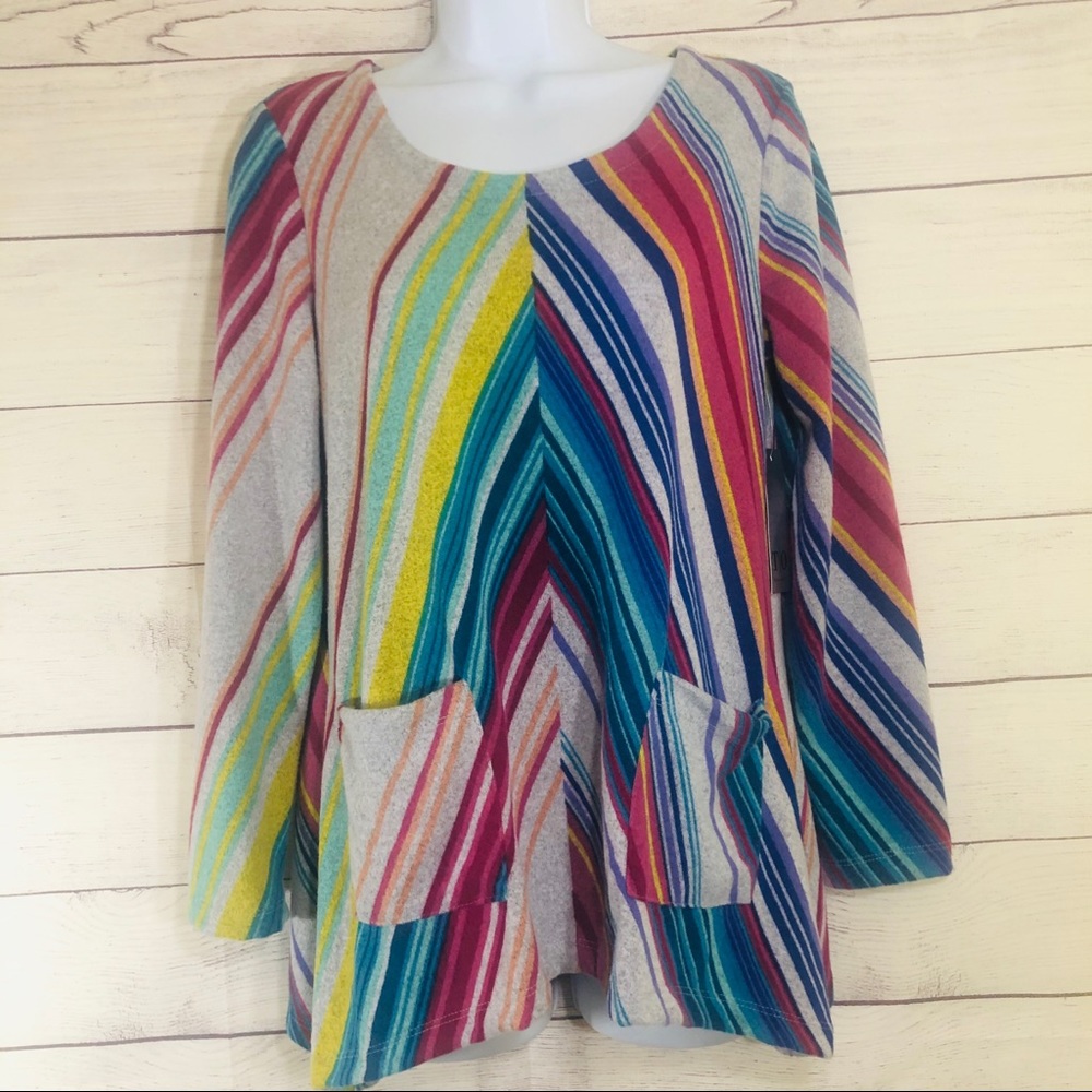 🔥🌟HOST PICK🔥🌟T|O - Rainbow Sweater Tunic